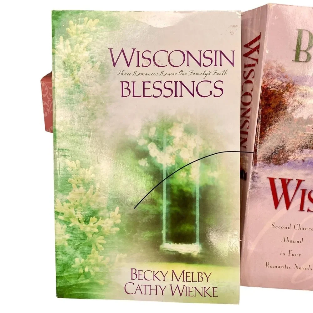 Wisconsin Romance Novels Set of 3 Romance Paperbacks Book Bundle